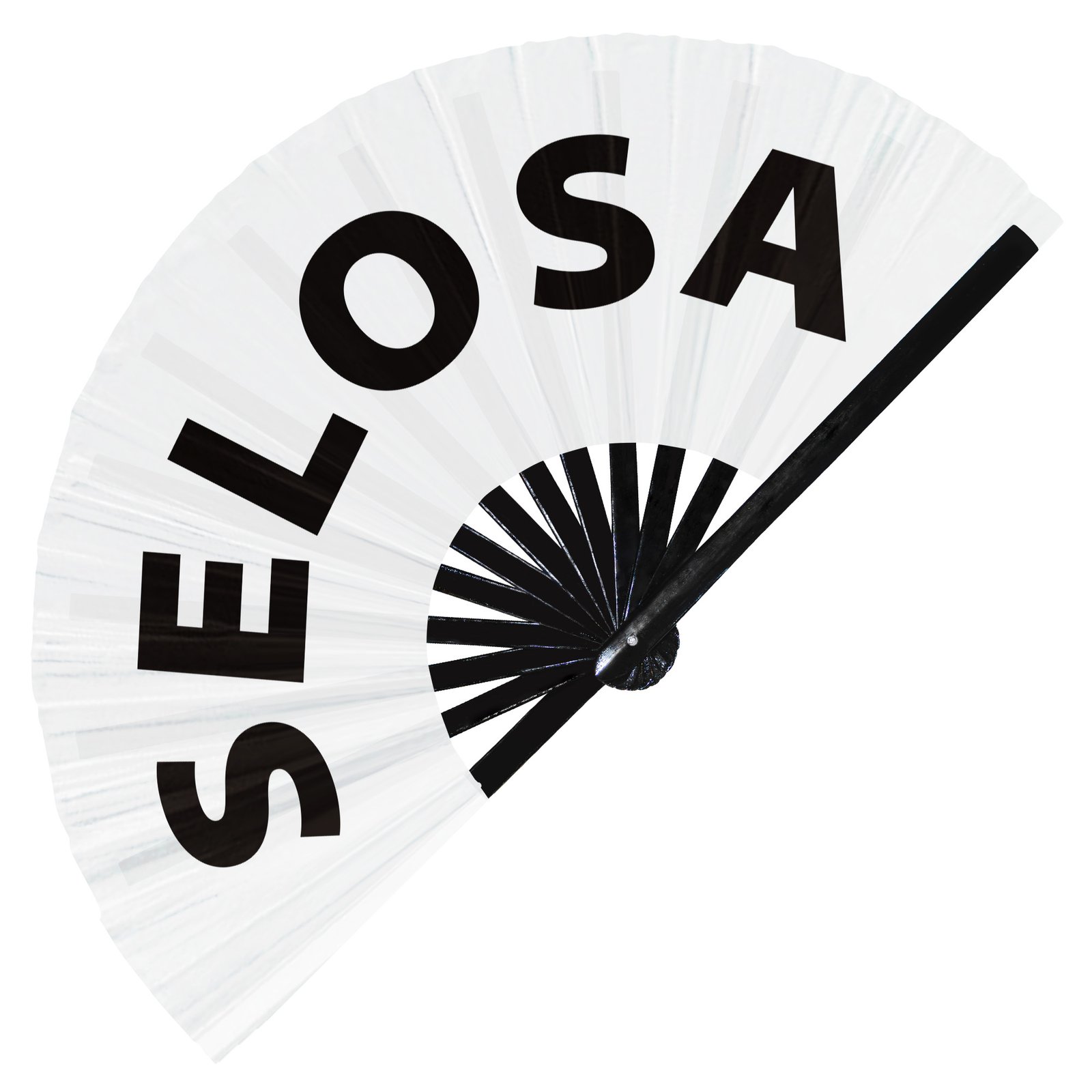 Selosa - Clack Folding Rave & Festival Hand Fan - Image 8