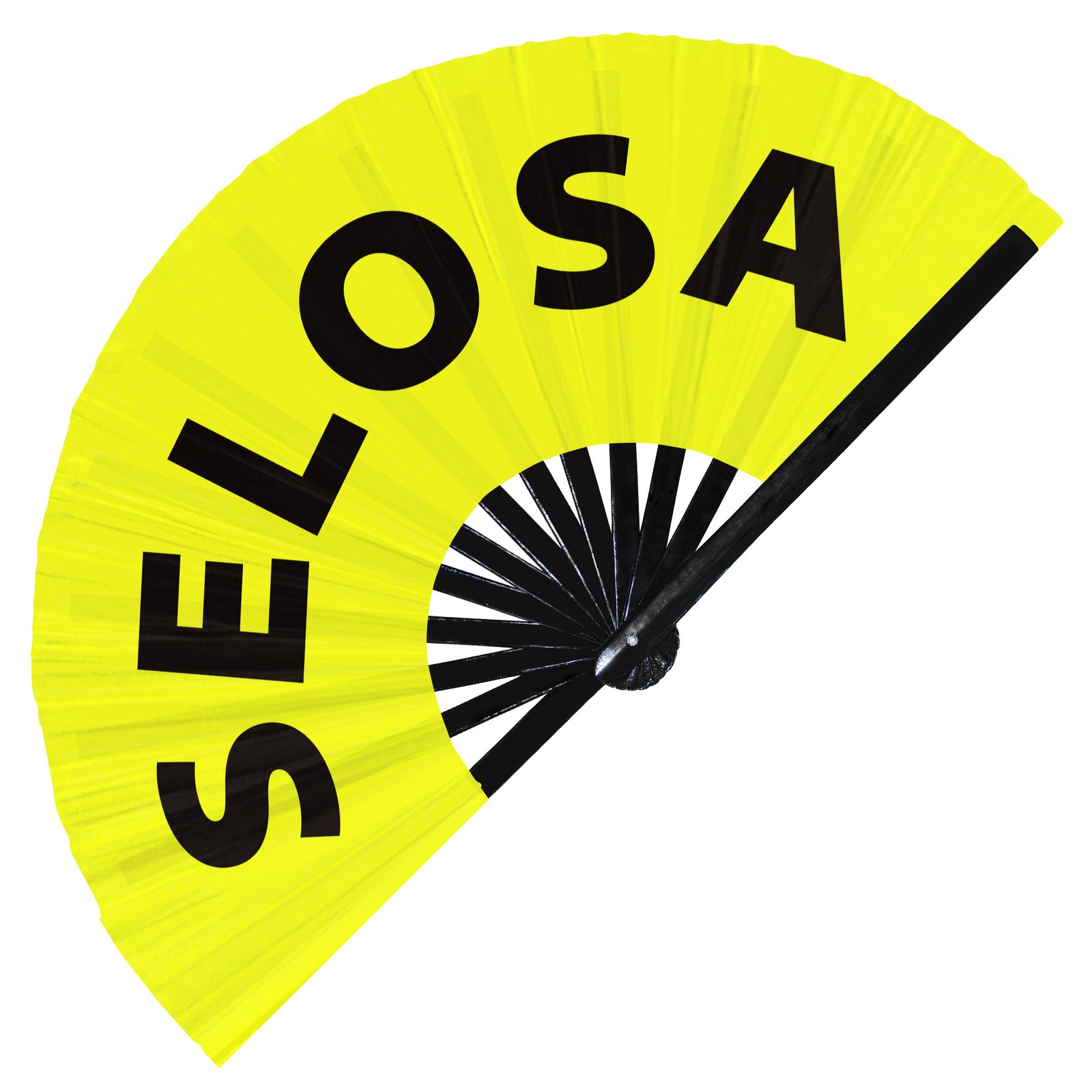 Selosa - Clack Folding Rave & Festival Hand Fan - Image 9