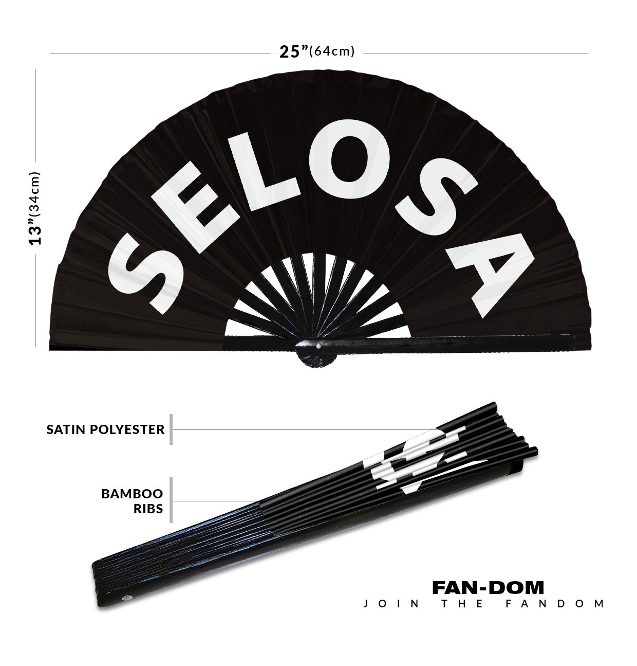 Selosa - Clack Folding Rave & Festival Hand Fan - Image 10