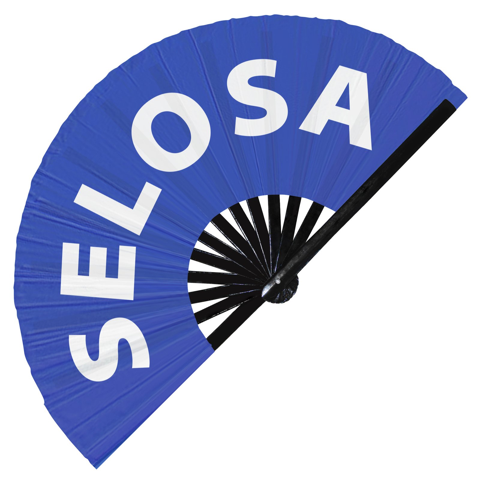 Selosa - Clack Folding Rave & Festival Hand Fan - Image 3