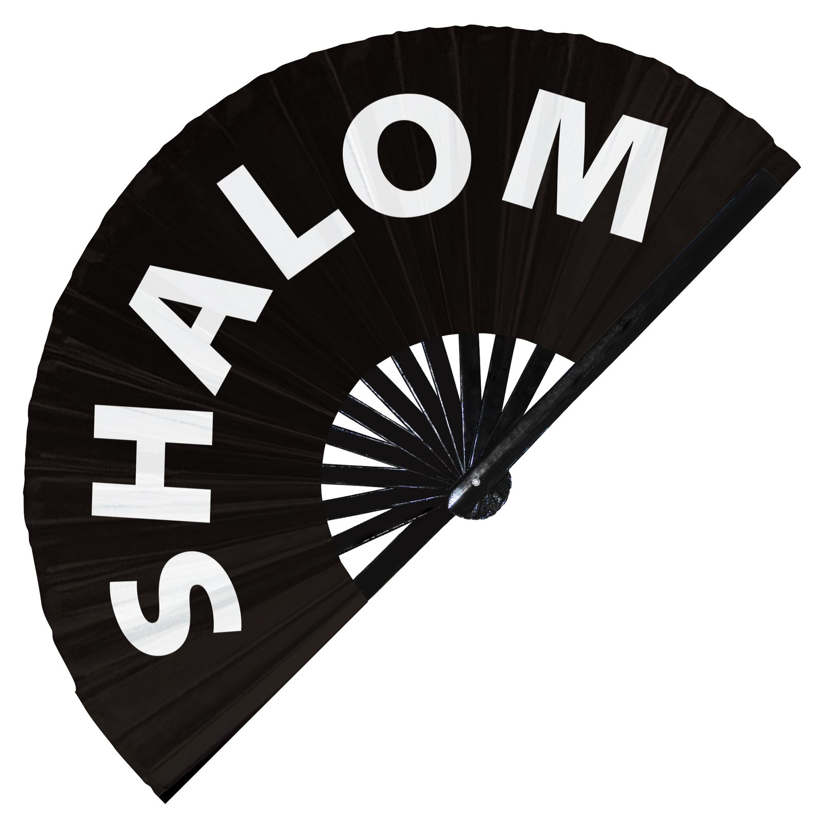 Shalom - Clack Folding Rave & Festival Hand Fan
