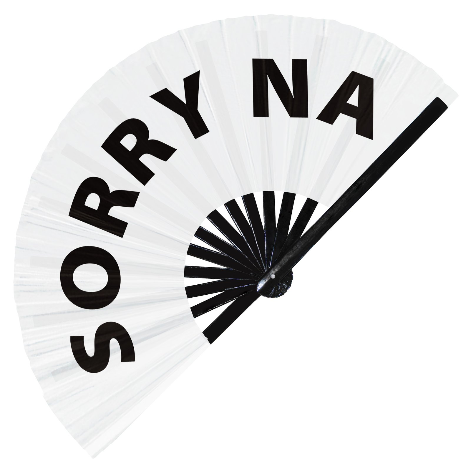 Sorry Na - Clack Folding Rave & Festival Hand Fan - Image 8