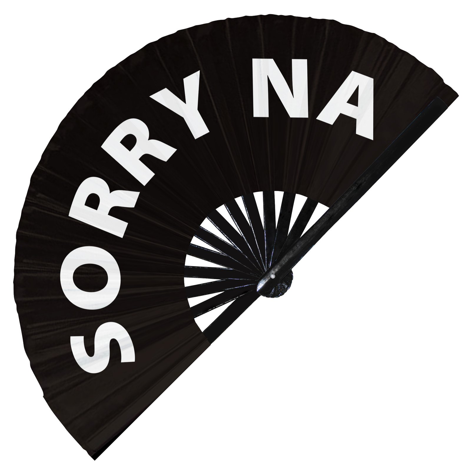 Sorry Na - Clack Folding Rave & Festival Hand Fan