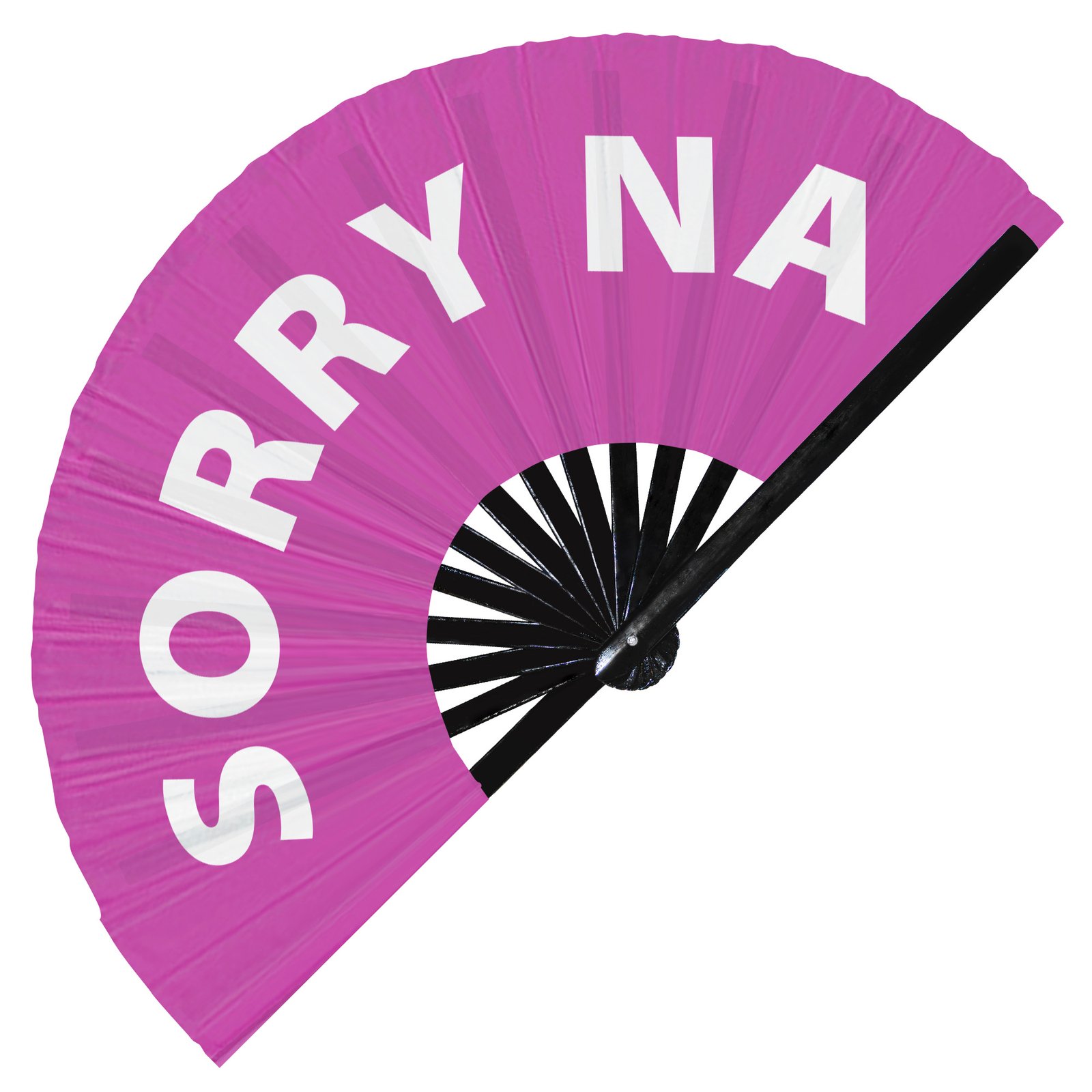 Sorry Na - Clack Folding Rave & Festival Hand Fan - Image 5