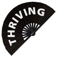Thriving - Clack Folding Rave & Festival Hand Fan