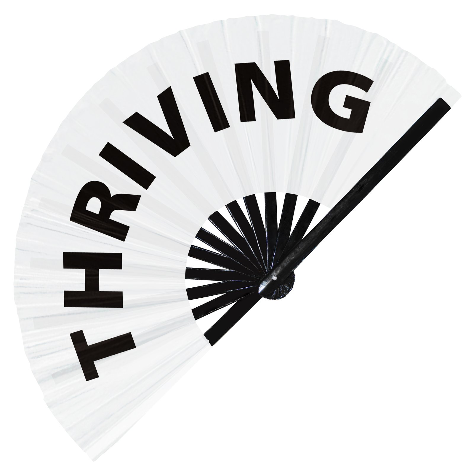 Thriving - Clack Folding Rave & Festival Hand Fan - Image 9