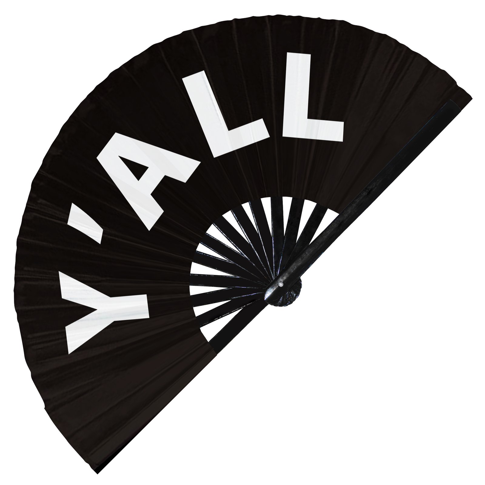 Y’all - Clack Folding Rave & Festival Hand Fan