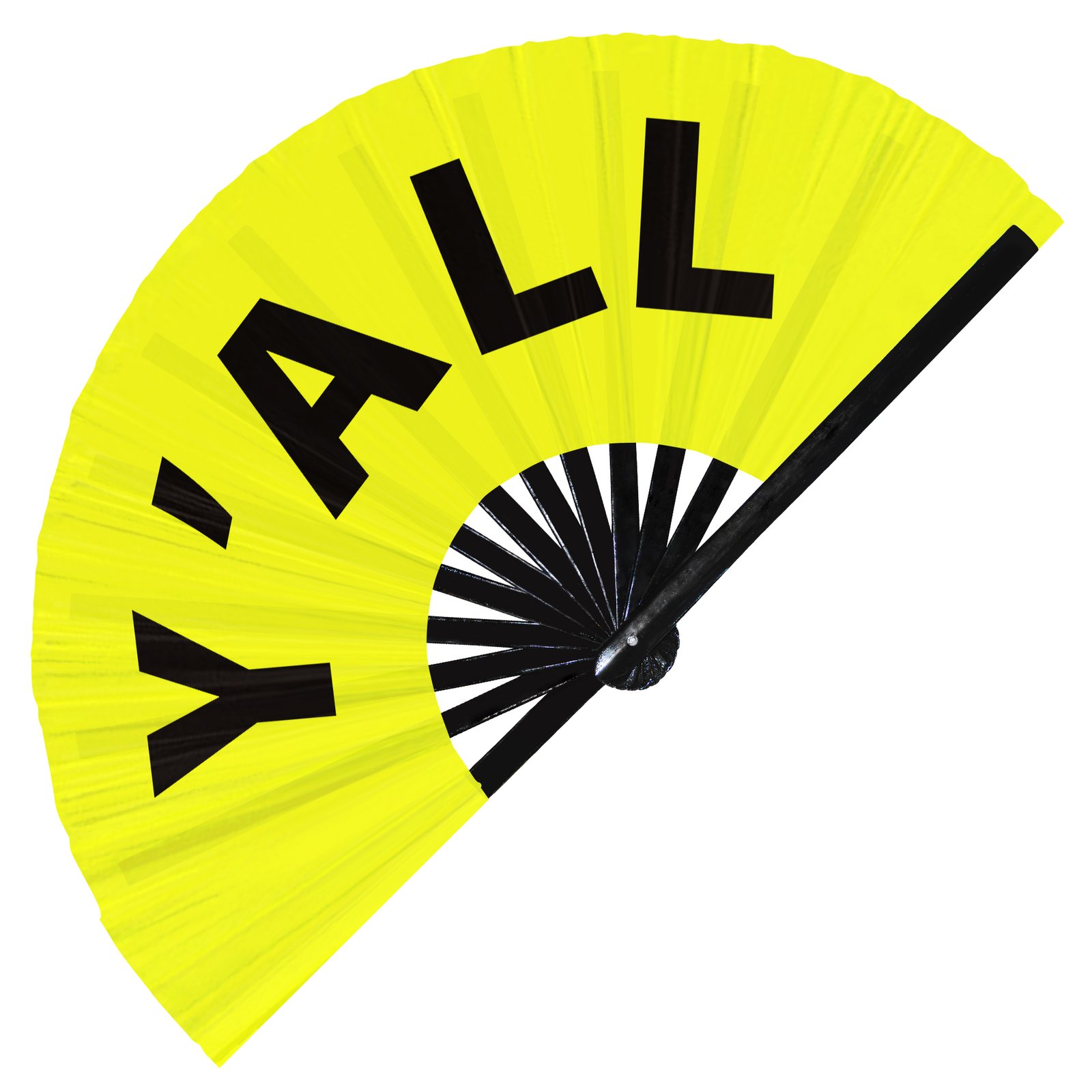 Y’all - Clack Folding Rave & Festival Hand Fan - Image 2