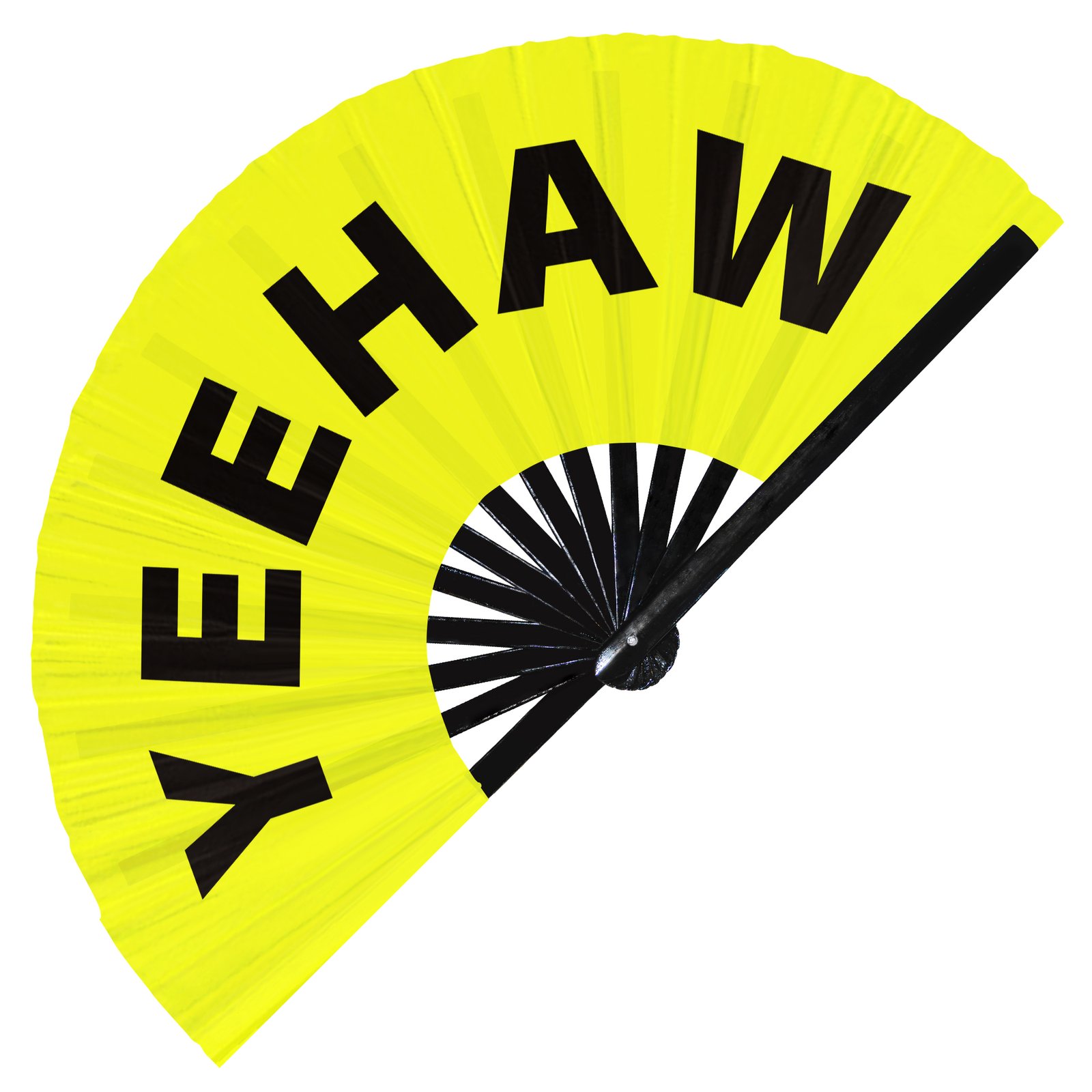 Yeehaw - Clack Folding Rave & Festival Hand Fan - Image 2