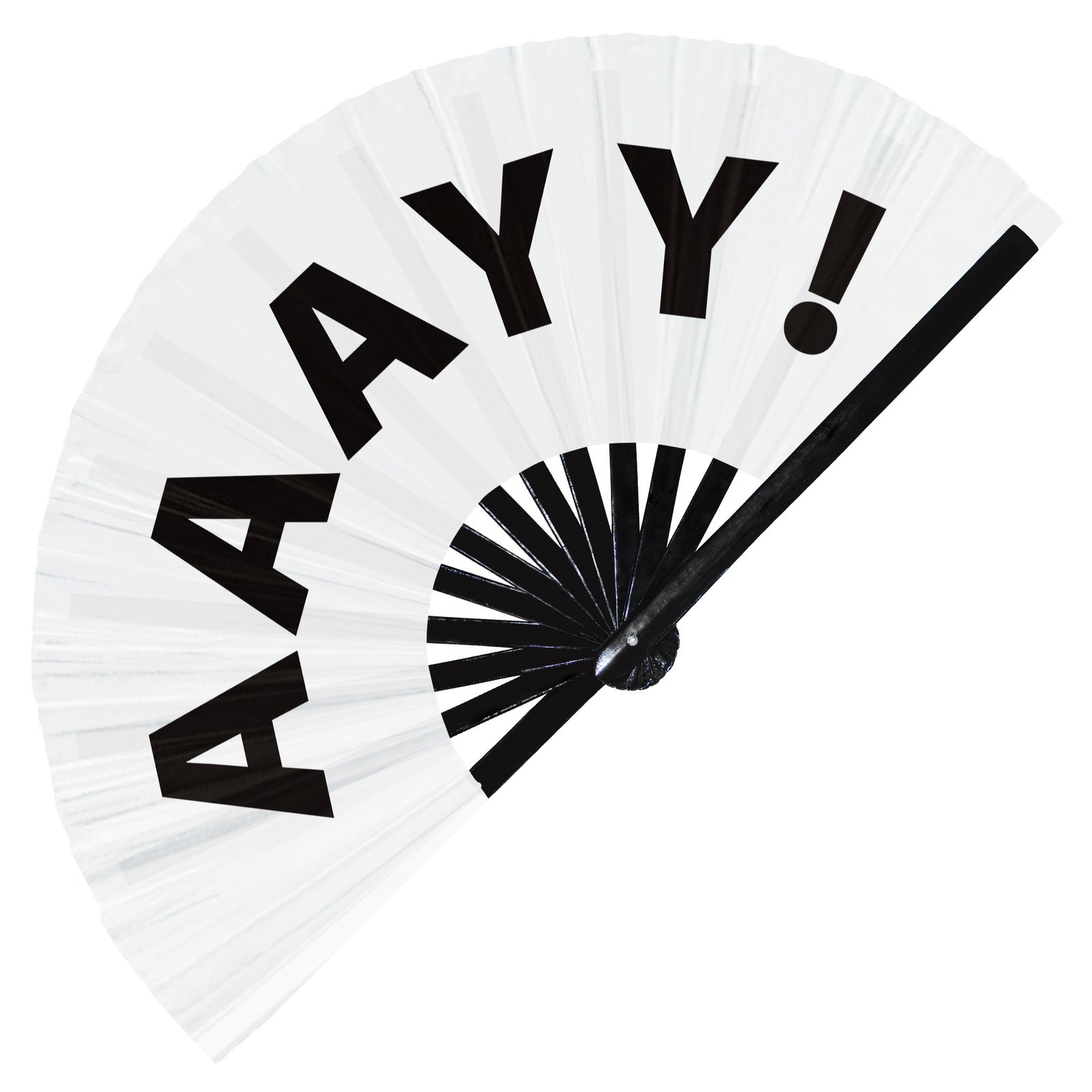 aaayy! - Clack Folding Rave & Festival Hand Fan - Image 9