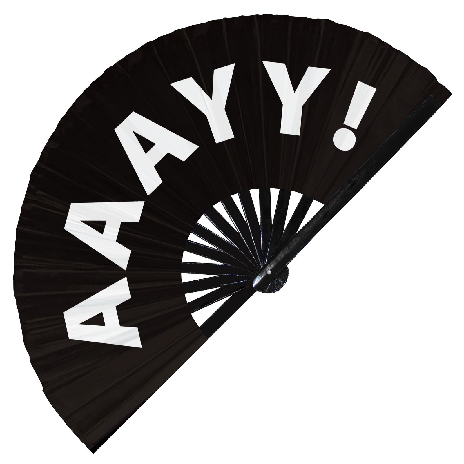 aaayy! - Clack Folding Rave & Festival Hand Fan