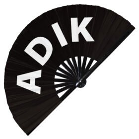 Adik - Clack Folding Rave & Festival Hand Fan