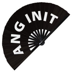 Ang init - Clack Folding Rave & Festival Hand Fan