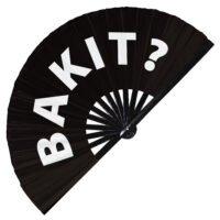 Bakit? - Clack Folding Rave & Festival Hand Fan