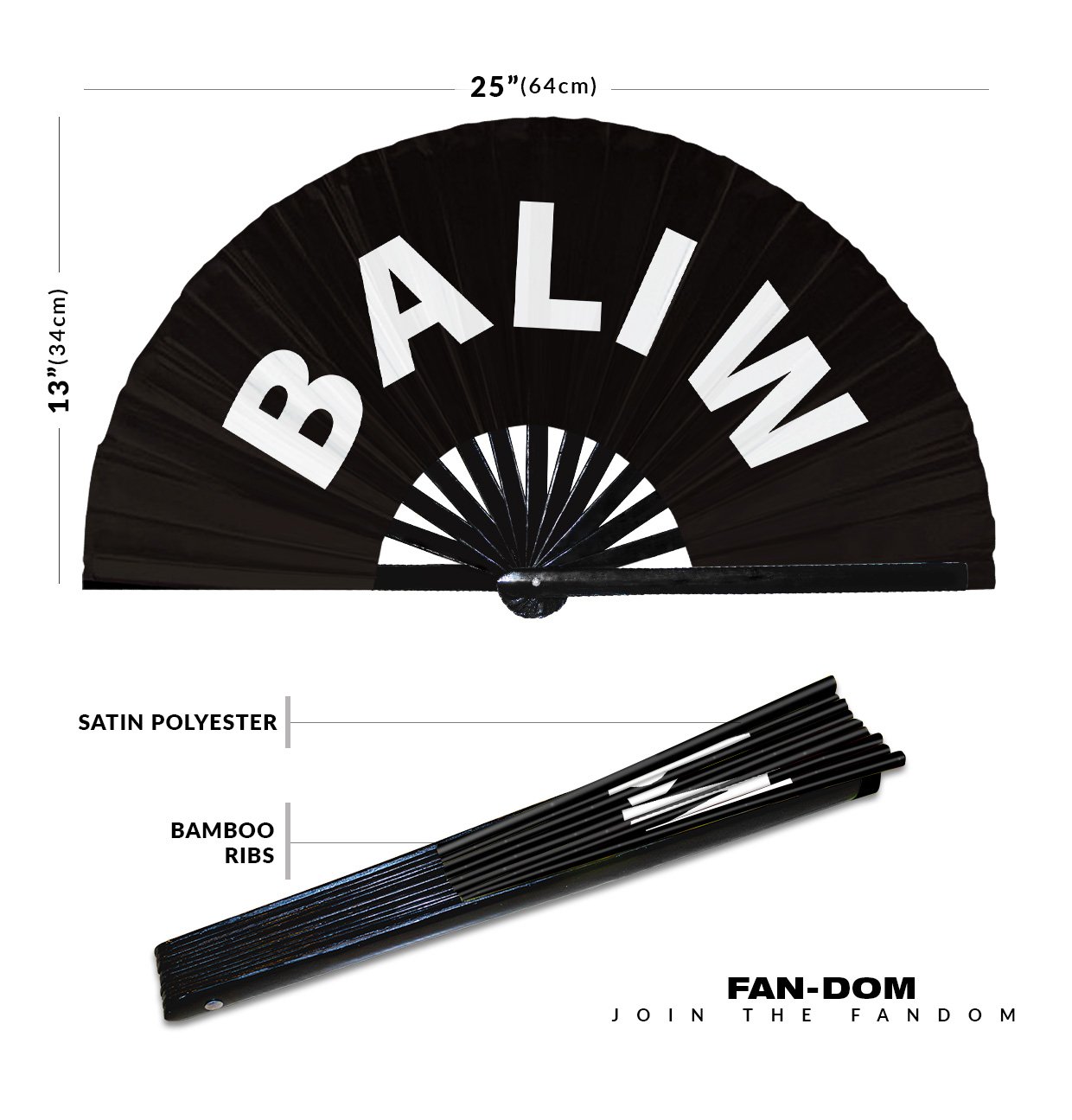 Baliw - Clack Folding Rave & Festival Hand Fan - Image 10