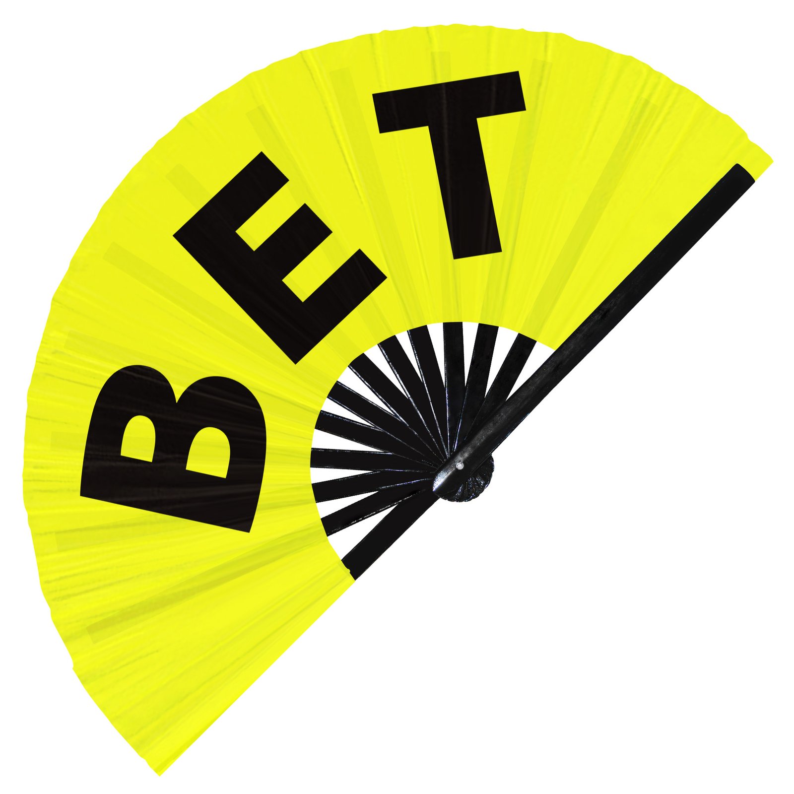 Bet - Clack Folding Rave & Festival Hand Fan - Image 9