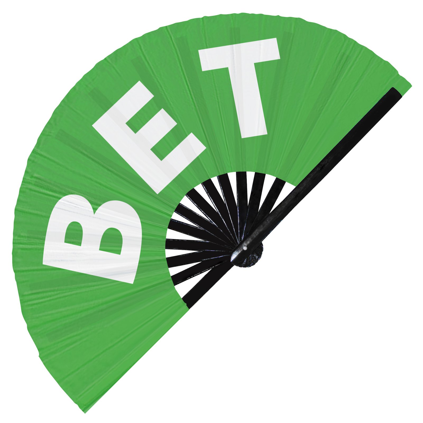 Bet - Clack Folding Rave & Festival Hand Fan - Image 4