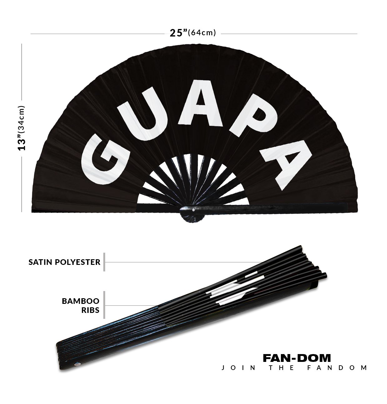 Guapa - Clack Folding Rave & Festival Hand Fan - Image 10