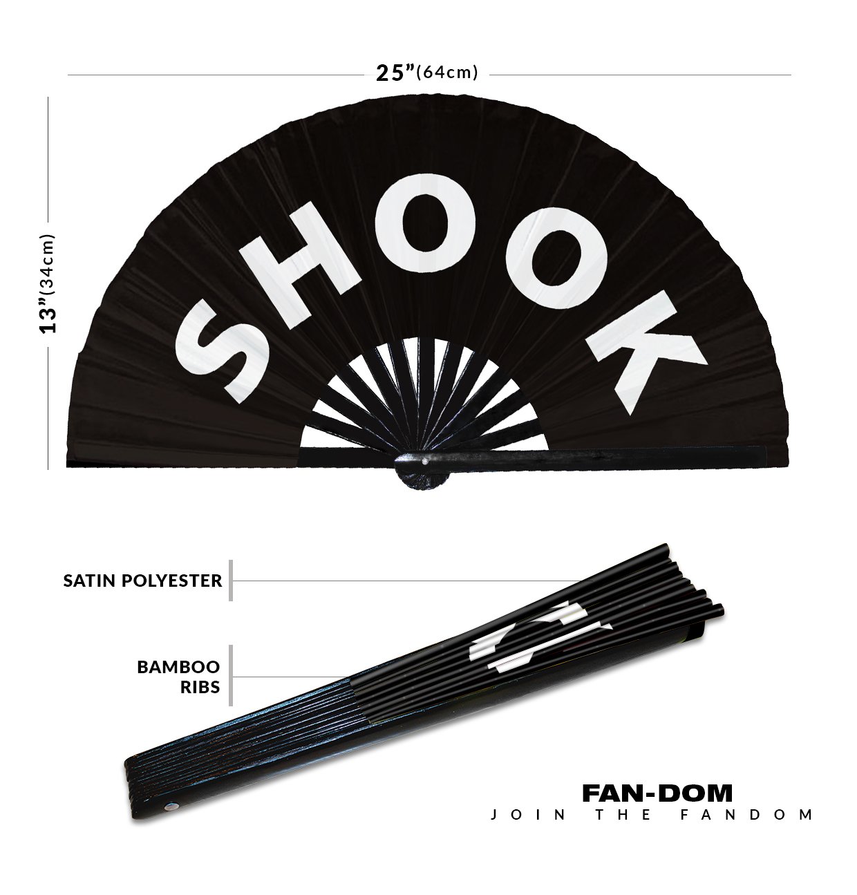 Shook - Clack Folding Rave & Festival Hand Fan - Image 10