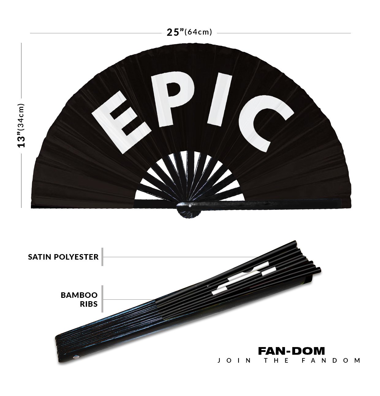 Epic - Clack Folding Rave & Festival Hand Fan - Image 10