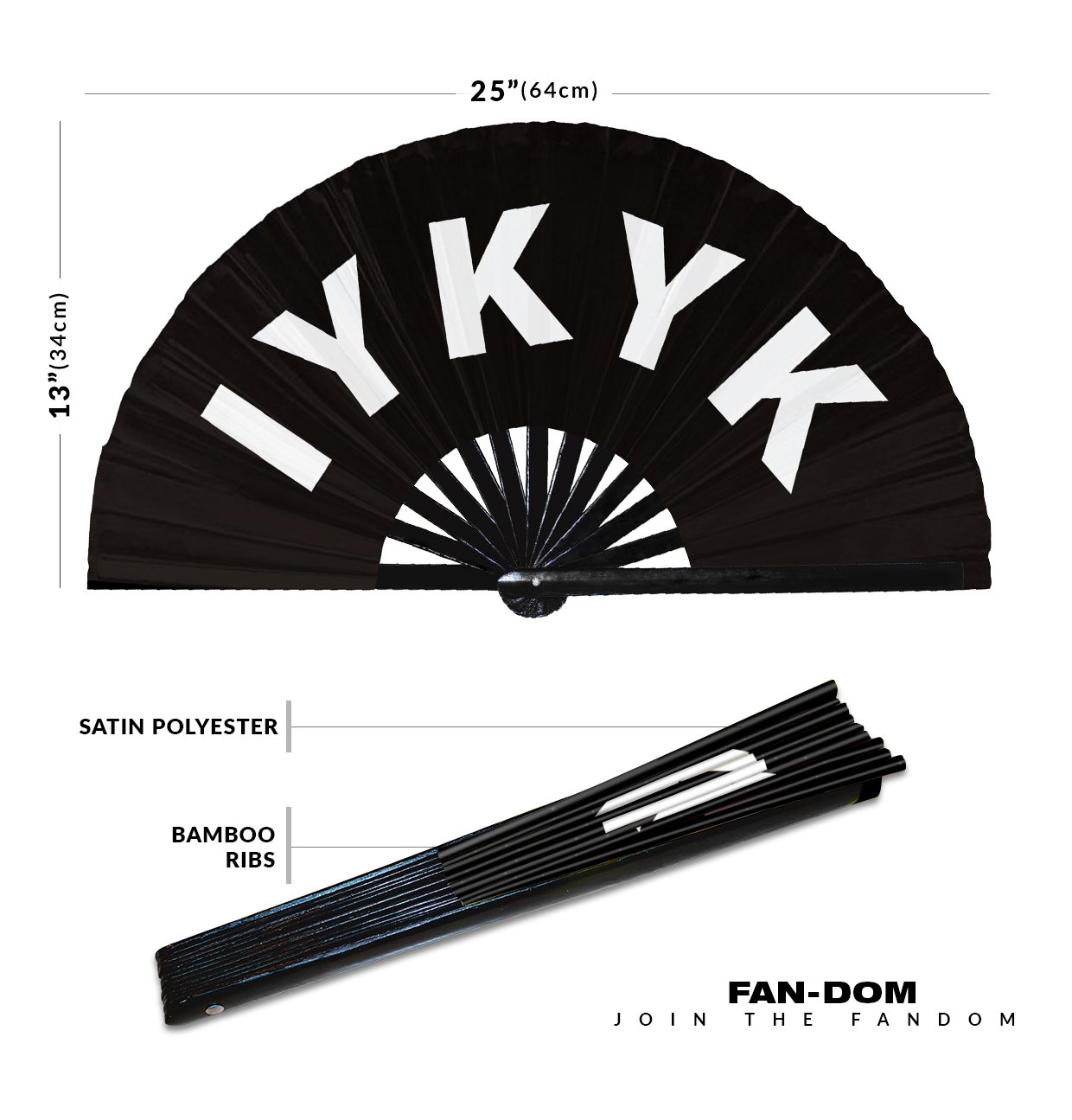 iykyk - Clack Folding Rave & Festival Hand Fan - Image 10