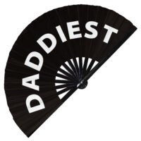 Daddiest - Clack Folding Rave & Festival Hand Fan