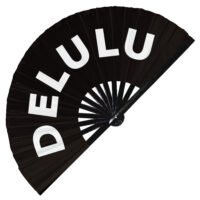 Delulu - Clack Folding Rave & Festival Hand Fan