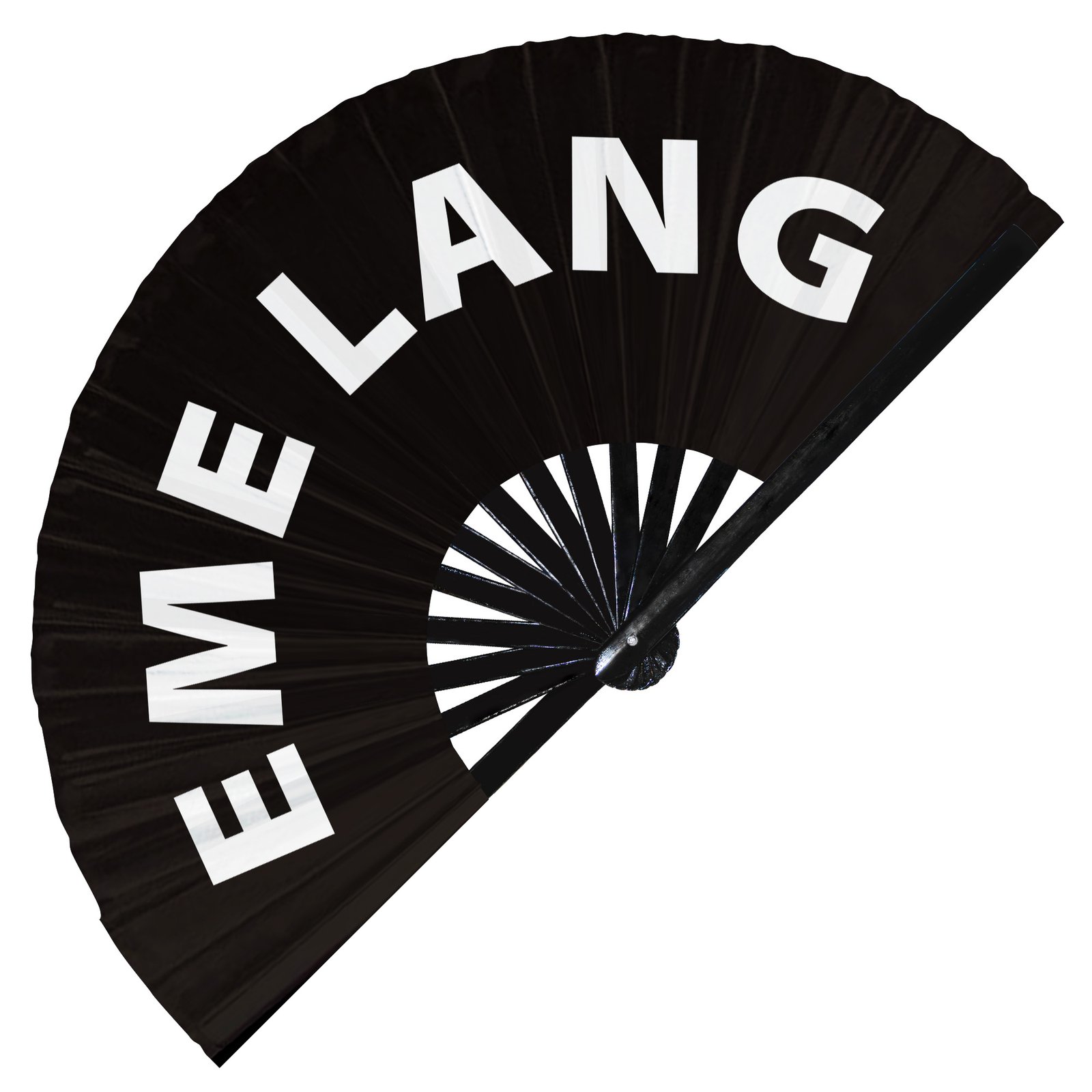 Eme lang - Clack Folding Rave & Festival Hand Fan