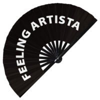 Feeling artista - Clack Folding Rave & Festival Hand Fan