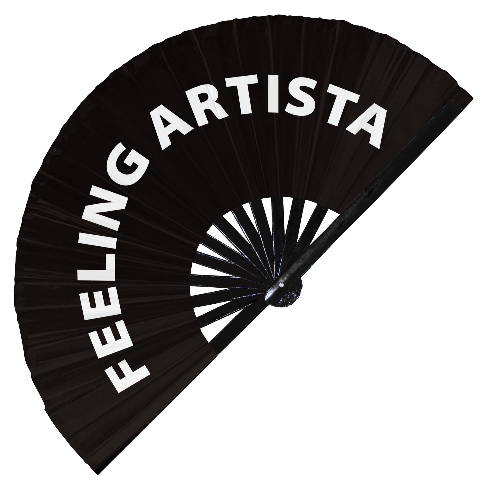 Feeling artista - Clack Folding Rave & Festival Hand Fan