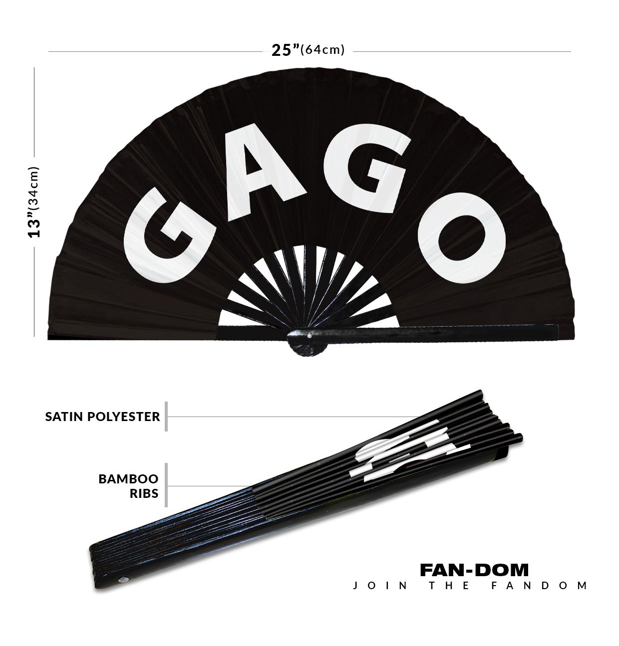 Gago - Clack Folding Rave & Festival Hand Fan - Image 10