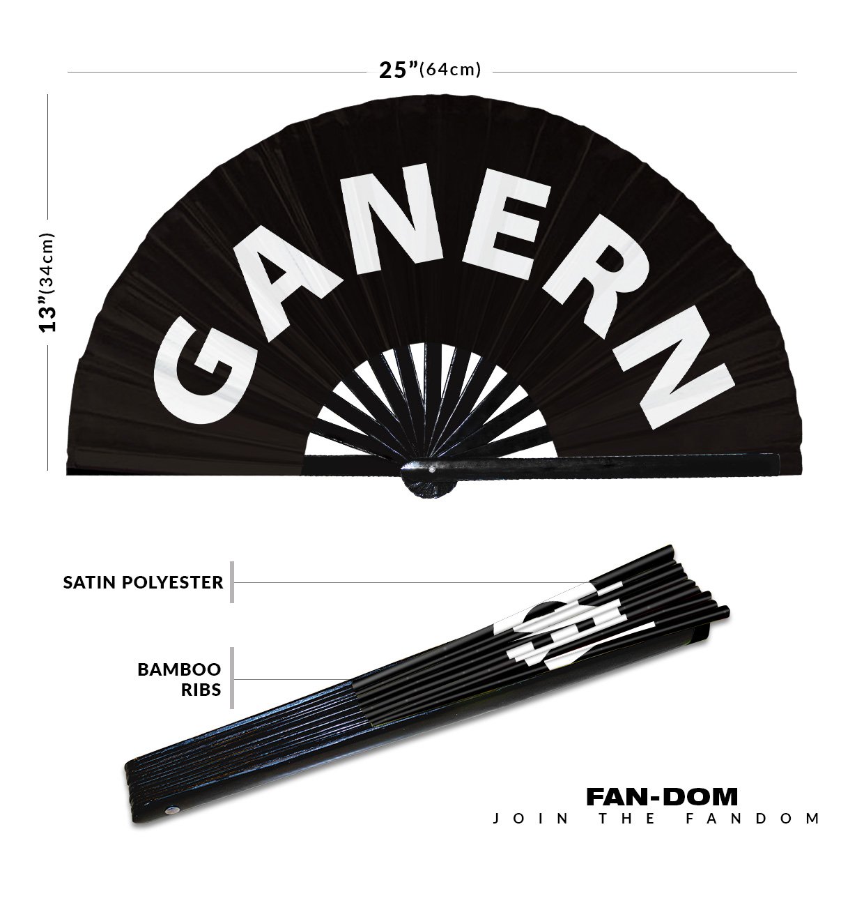 Ganern - Clack Folding Rave & Festival Hand Fan - Image 10
