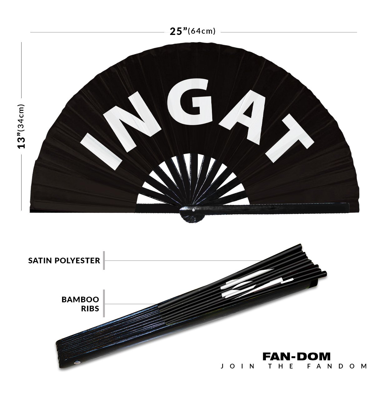 Ingat - Clack Folding Rave & Festival Hand Fan - Image 10