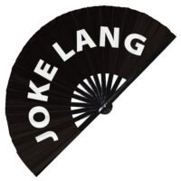 Joke lang - Clack Folding Rave & Festival Hand Fan