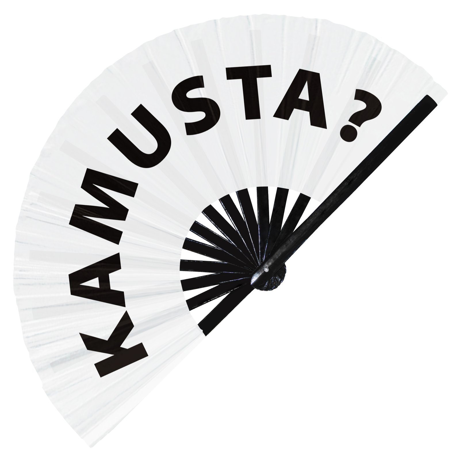 Kamusta? - Clack Folding Rave & Festival Hand Fan - Image 8