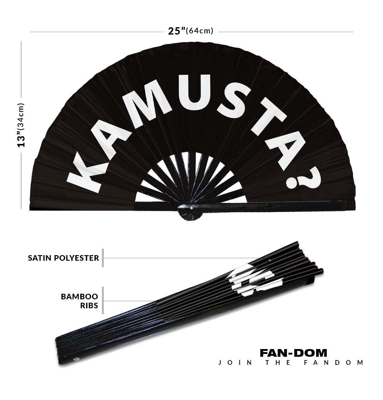 Kamusta? - Clack Folding Rave & Festival Hand Fan - Image 10
