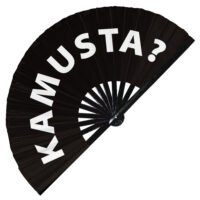Kamusta? - Clack Folding Rave & Festival Hand Fan
