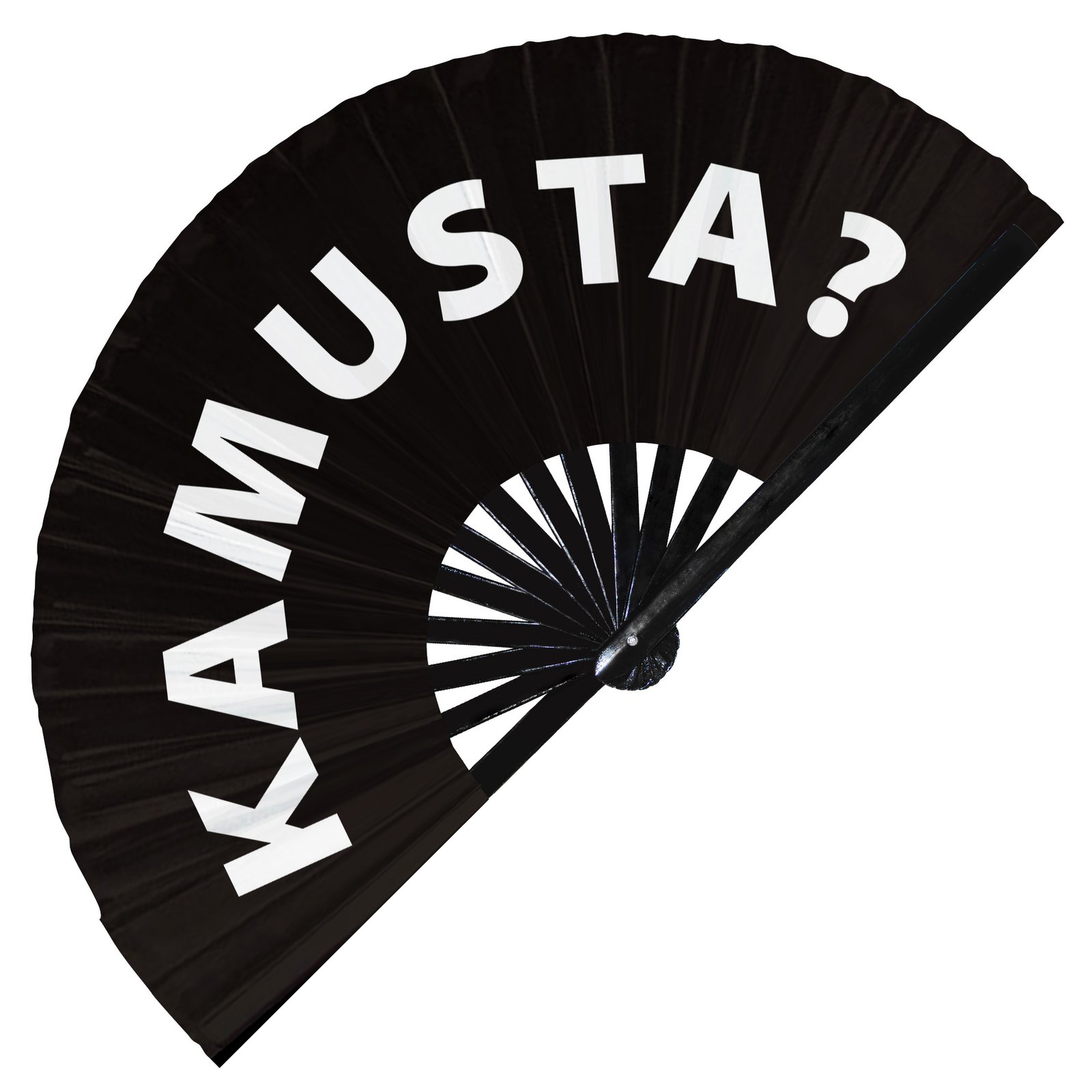 Kamusta? - Clack Folding Rave & Festival Hand Fan