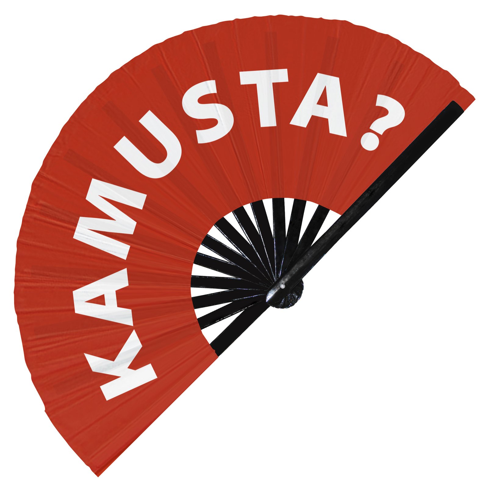 Kamusta? - Clack Folding Rave & Festival Hand Fan - Image 7