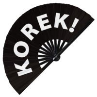 Korek! - Clack Folding Rave & Festival Hand Fan