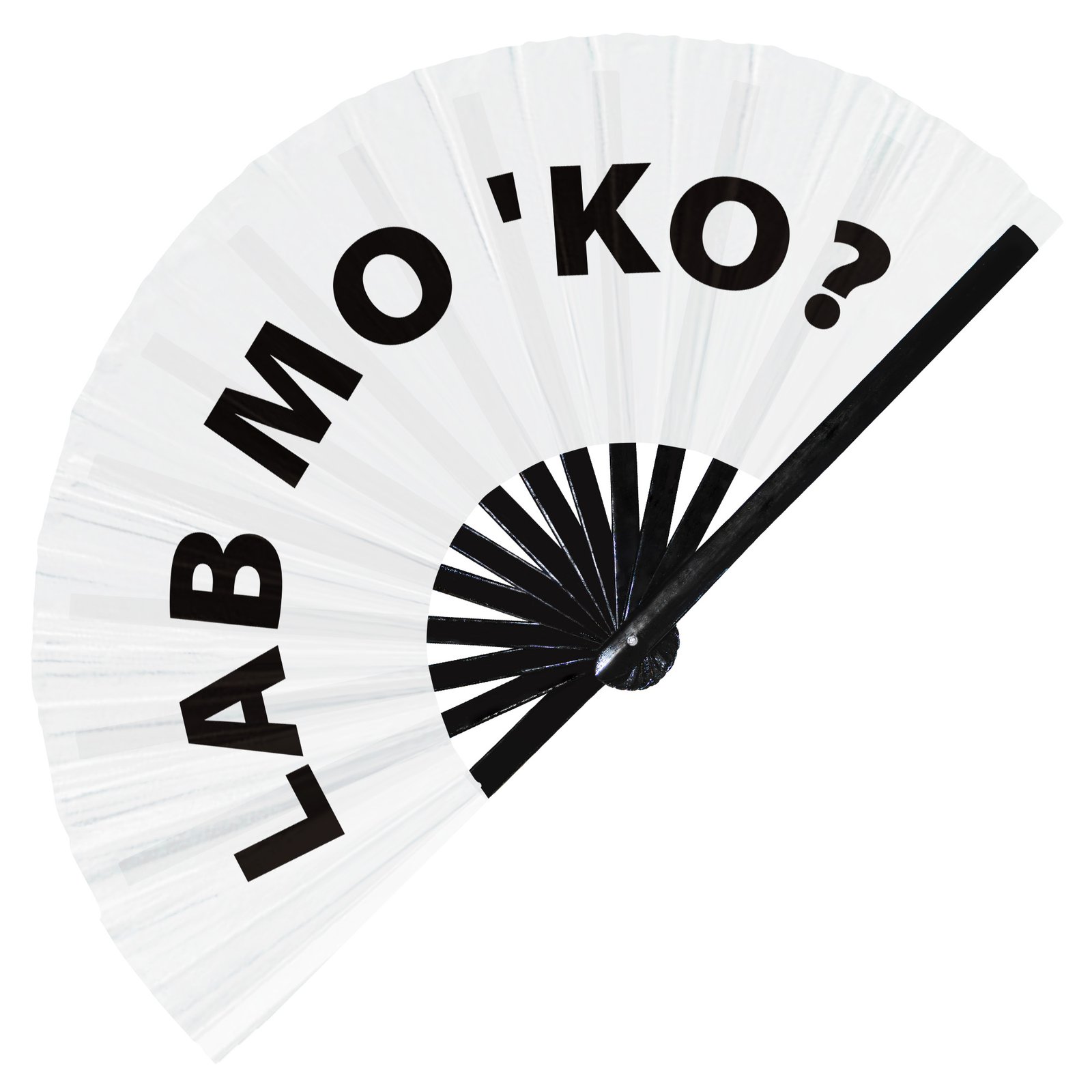 Lab mo 'ko? - Clack Folding Rave & Festival Hand Fan - Image 8