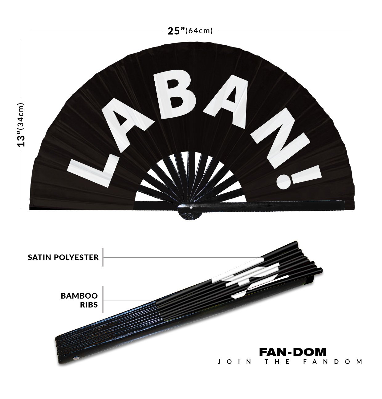 Laban! - Clack Folding Rave & Festival Hand Fan - Image 10