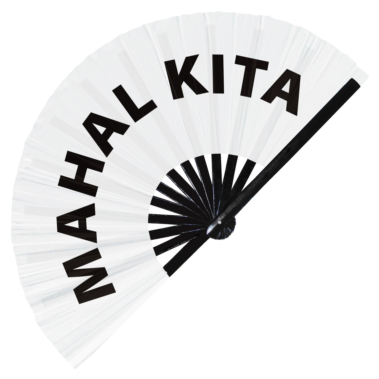 Mahal kita - Clack Folding Rave & Festival Hand Fan - Image 8