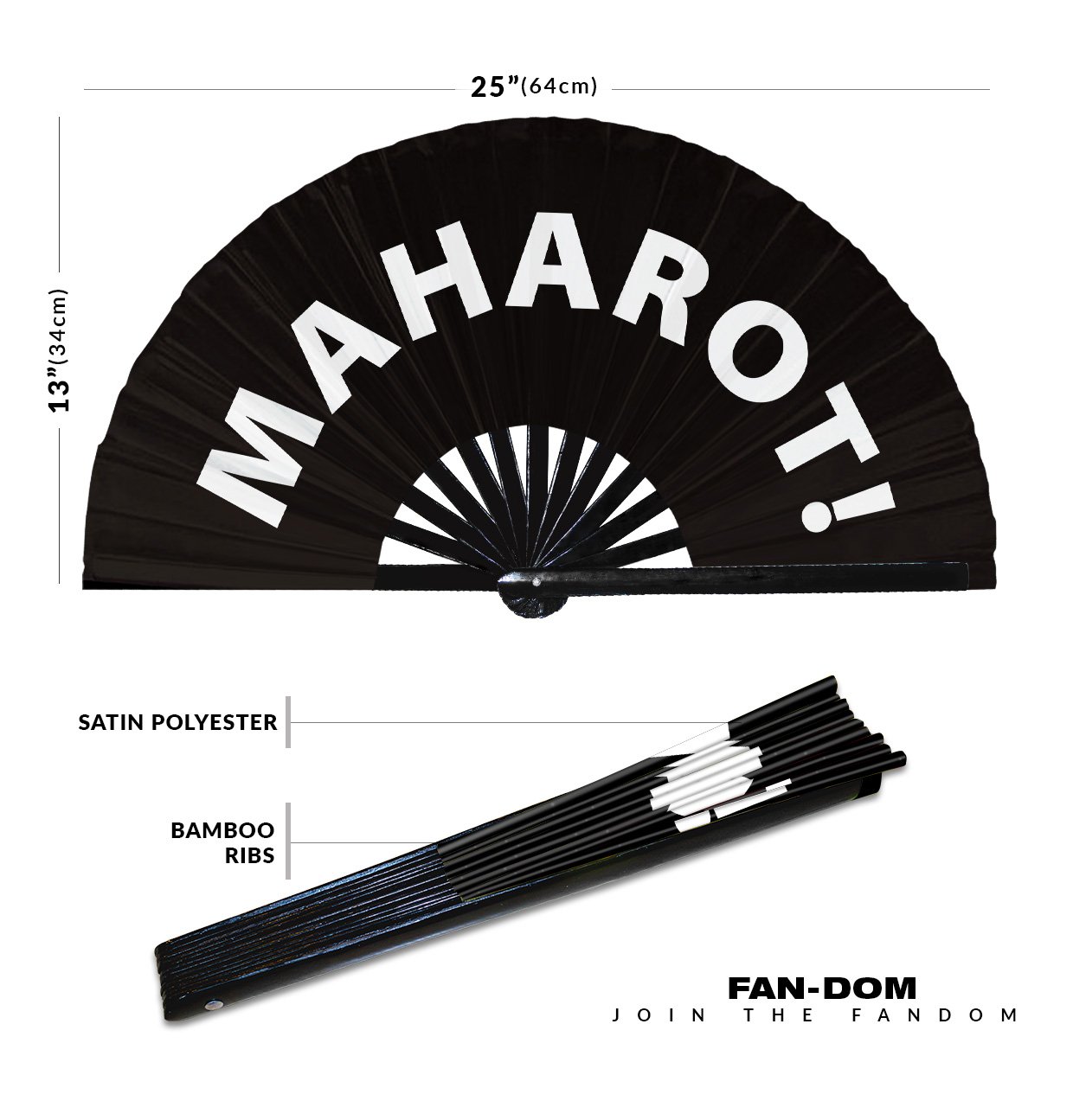 Maharot! - Clack Folding Rave & Festival Hand Fan - Image 10