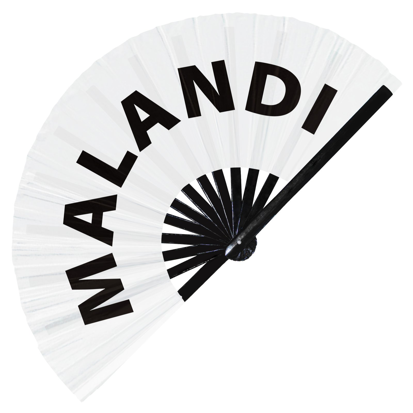 Malandi - Clack Folding Rave & Festival Hand Fan - Image 8