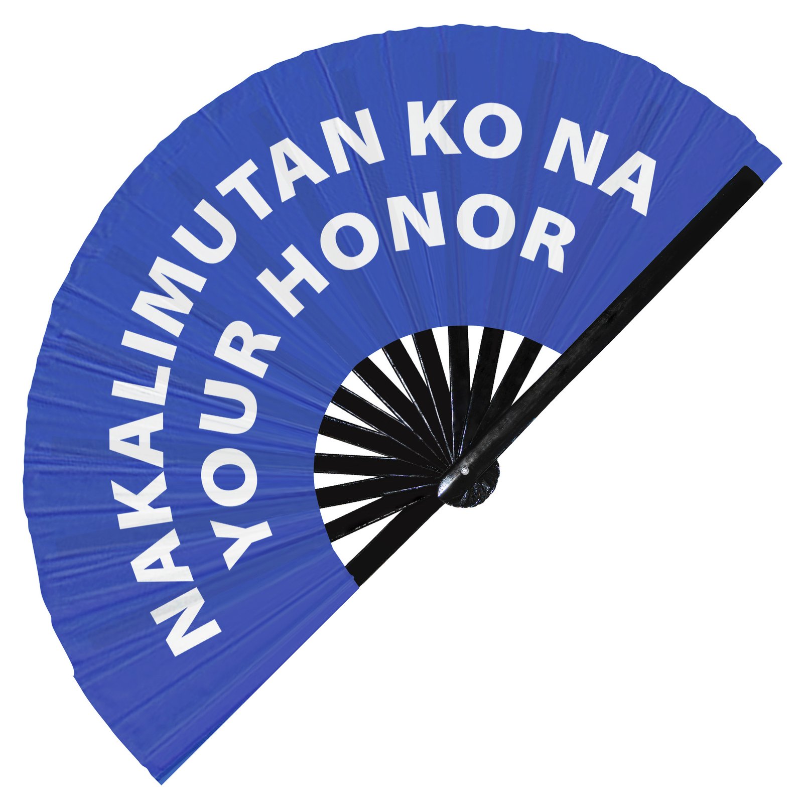 Nakalimutan ko na your honor - Clack Folding Rave & Festival Hand Fan - Image 3