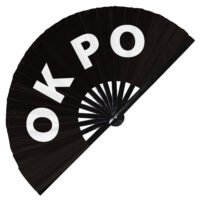 Ok po - Clack Folding Rave & Festival Hand Fan