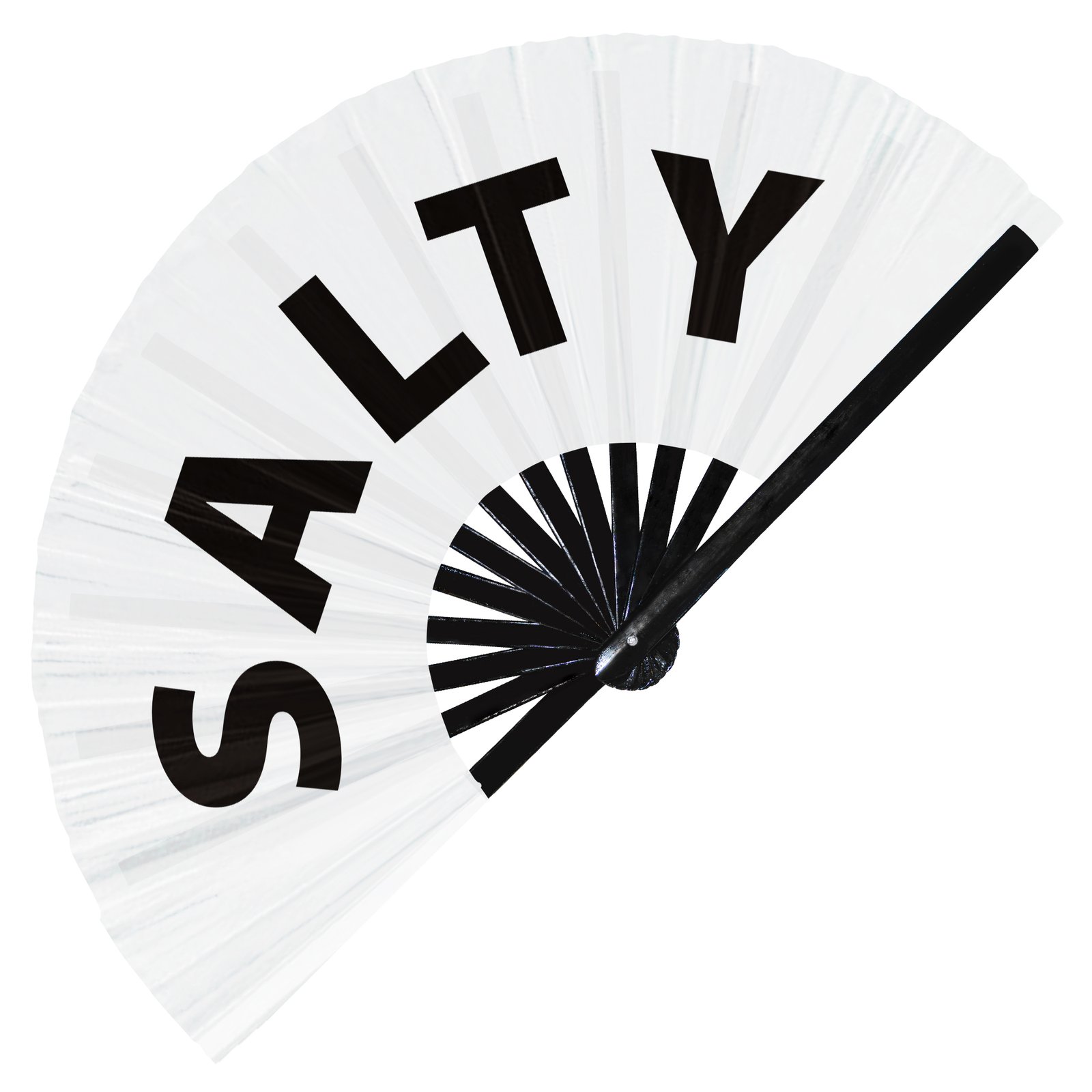Salty - Clack Folding Rave & Festival Hand Fan - Image 2
