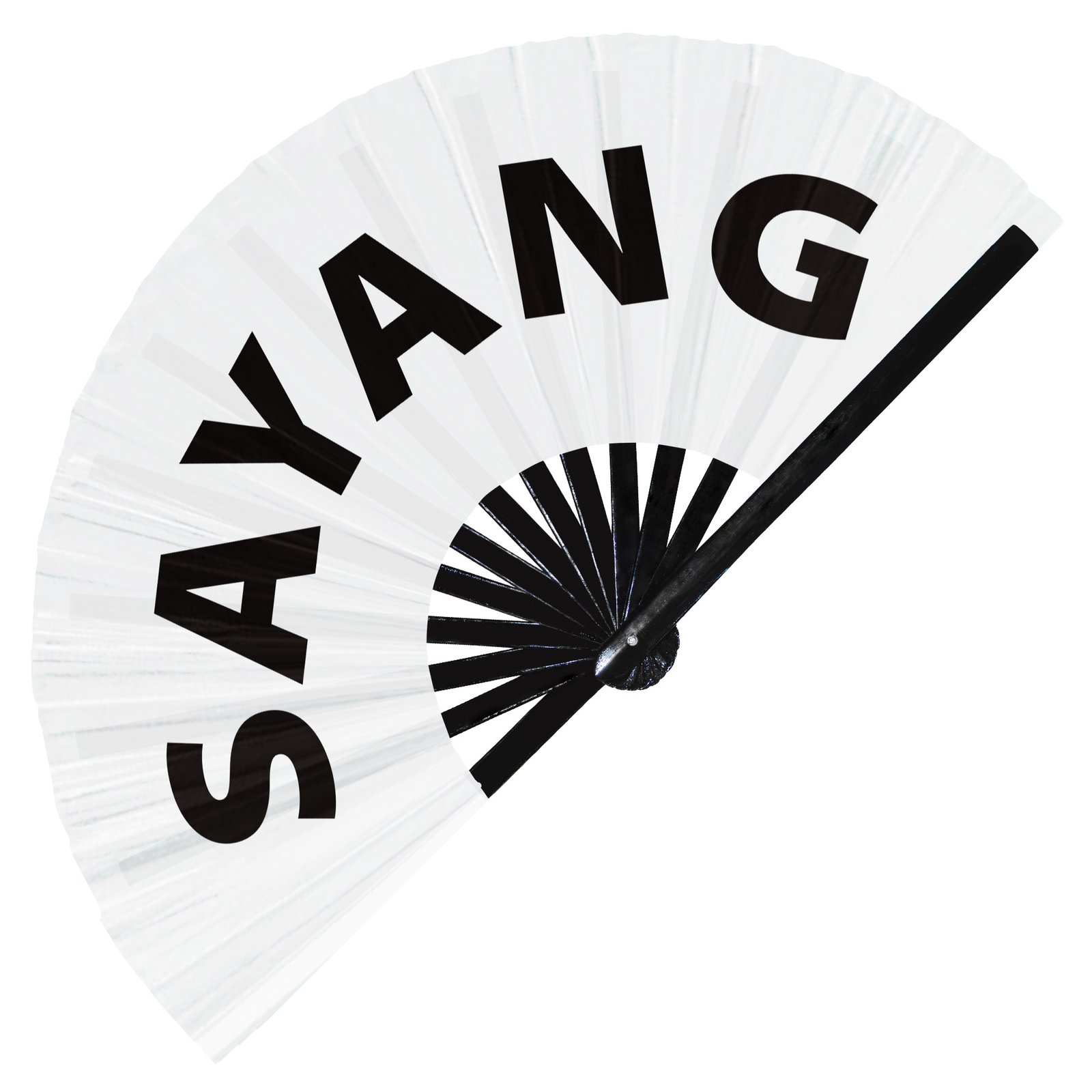 Sayang - Clack Folding Rave & Festival Hand Fan - Image 8