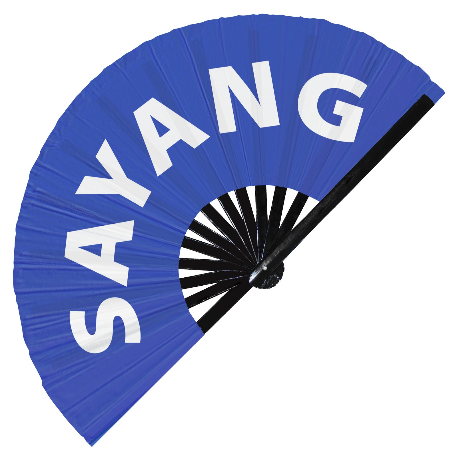 Sayang - Clack Folding Rave & Festival Hand Fan - Image 3